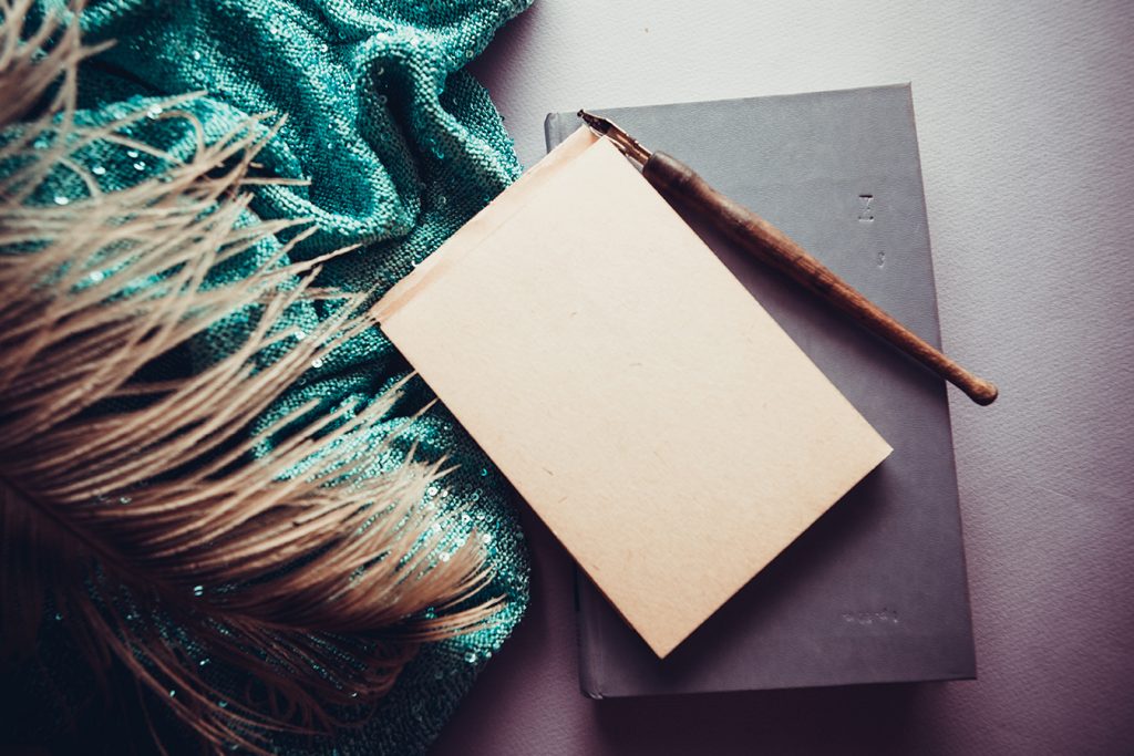 Vintage background in turquoise and lilac color